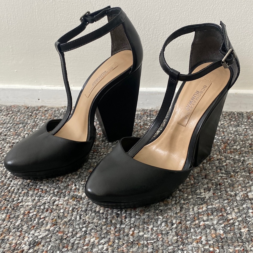 BCBG Maxazria Runway Mary Jane Block Heels
